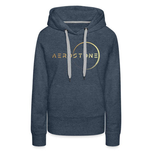 Vrouwen Premium hoodie - jeansblauw