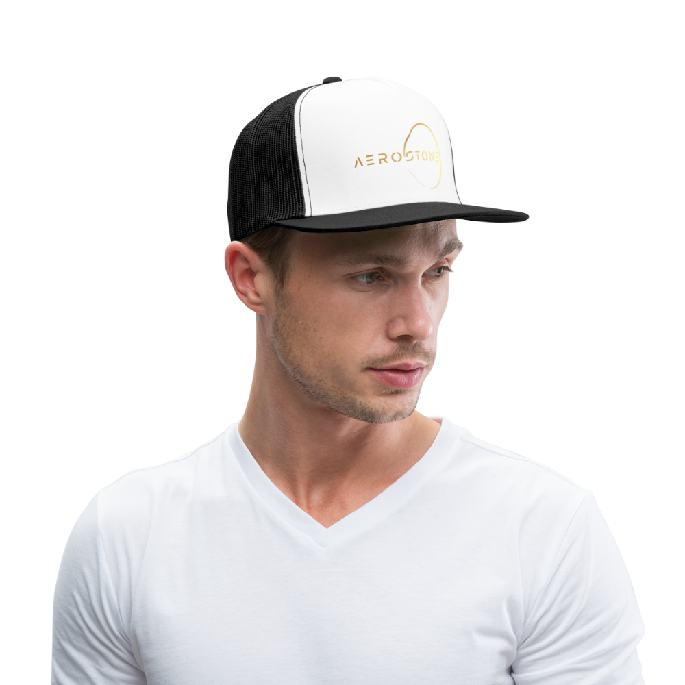 Trucker Cap - White - white/black